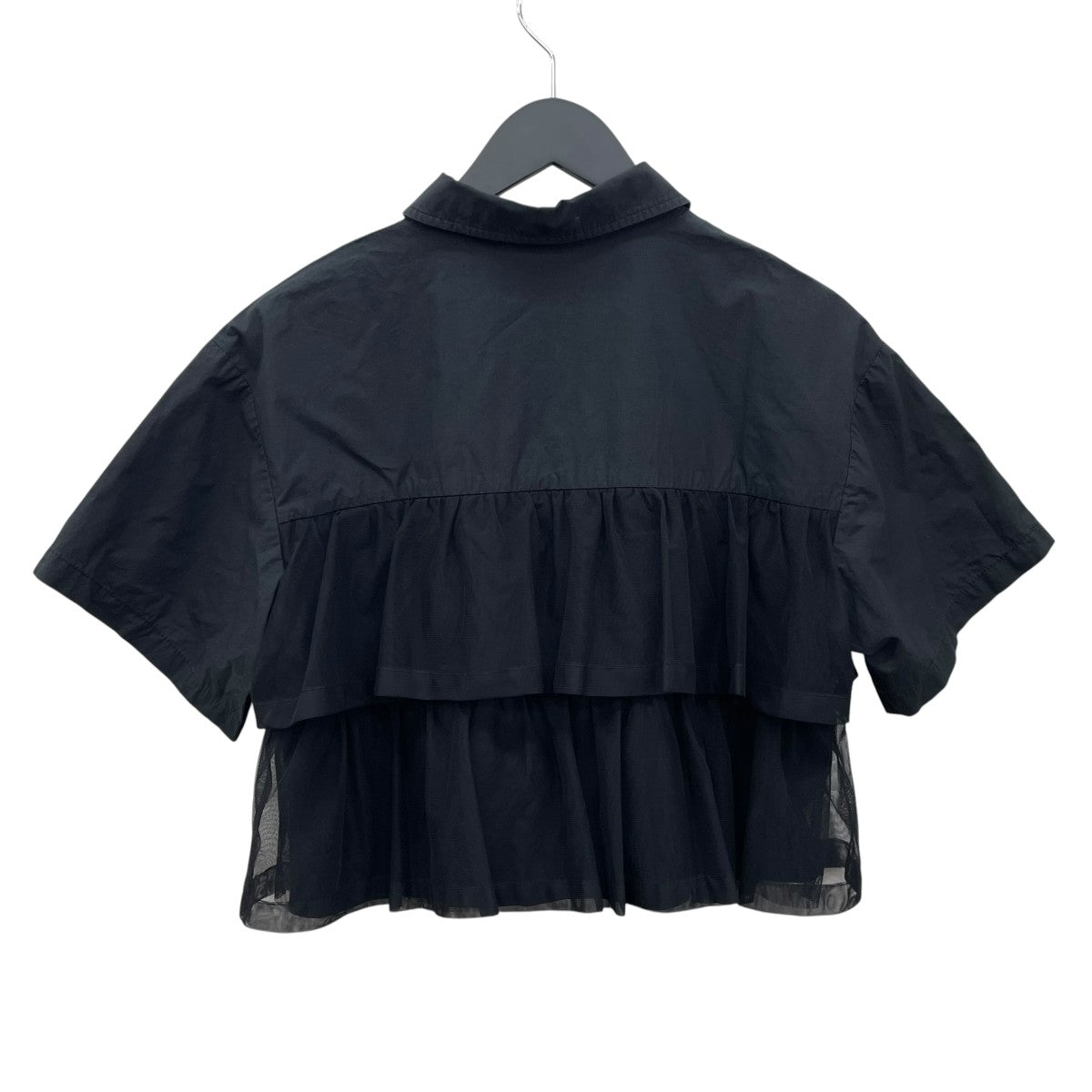 RAY BEAMS シアーティアードクロップドシャツ61010919928 古着・中古-2枚目のアイテム画像
