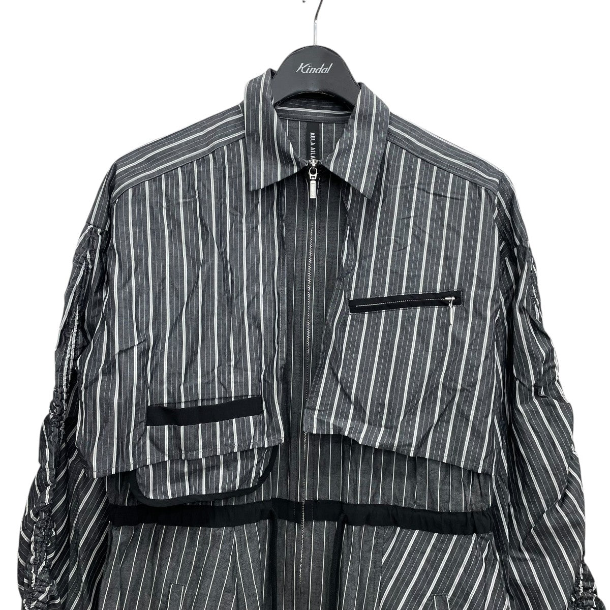 AULA AILA B’2nd別注ウエストドロストリングシャツOPワンピース1244-03037 古着・中古-3枚目のアイテム画像