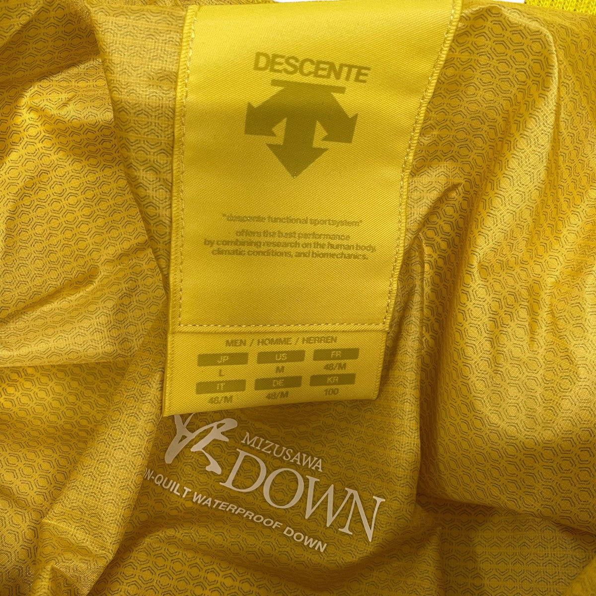 Descente ALLTERRAIN 水沢ダウンダウンジャケットDX-G0316BS 古着・中古-7枚目のアイテム画像