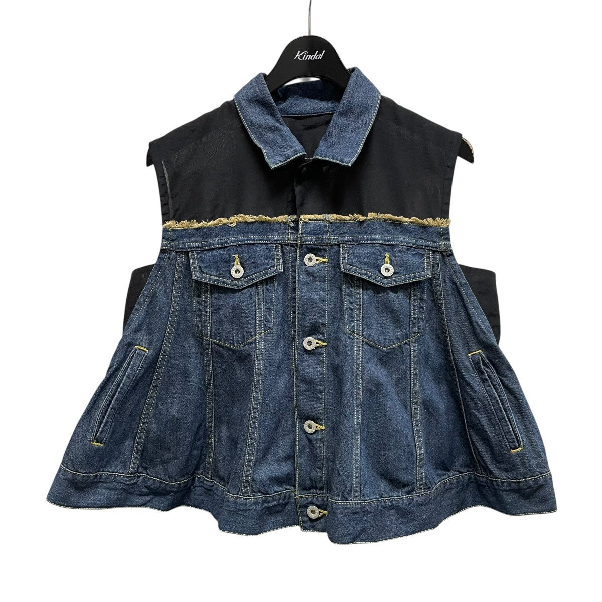 デニムドッキングノースリーブジャケット2251J99018