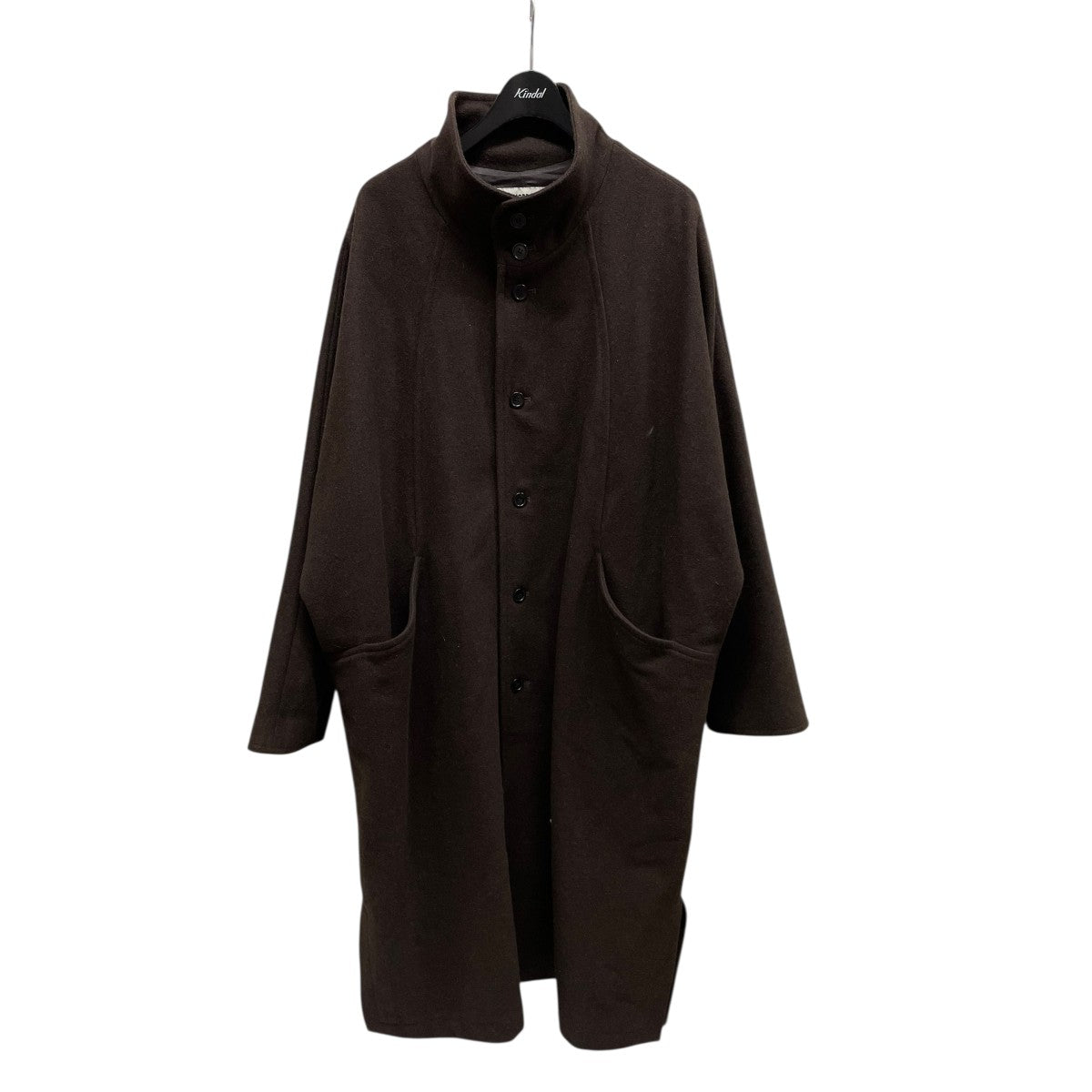 【BASISBROEK／バージスブルック）】GREAT／ステンカラーコート BASISBROEK(バージスブルック) GREATスタンドカラーコート ブラウン