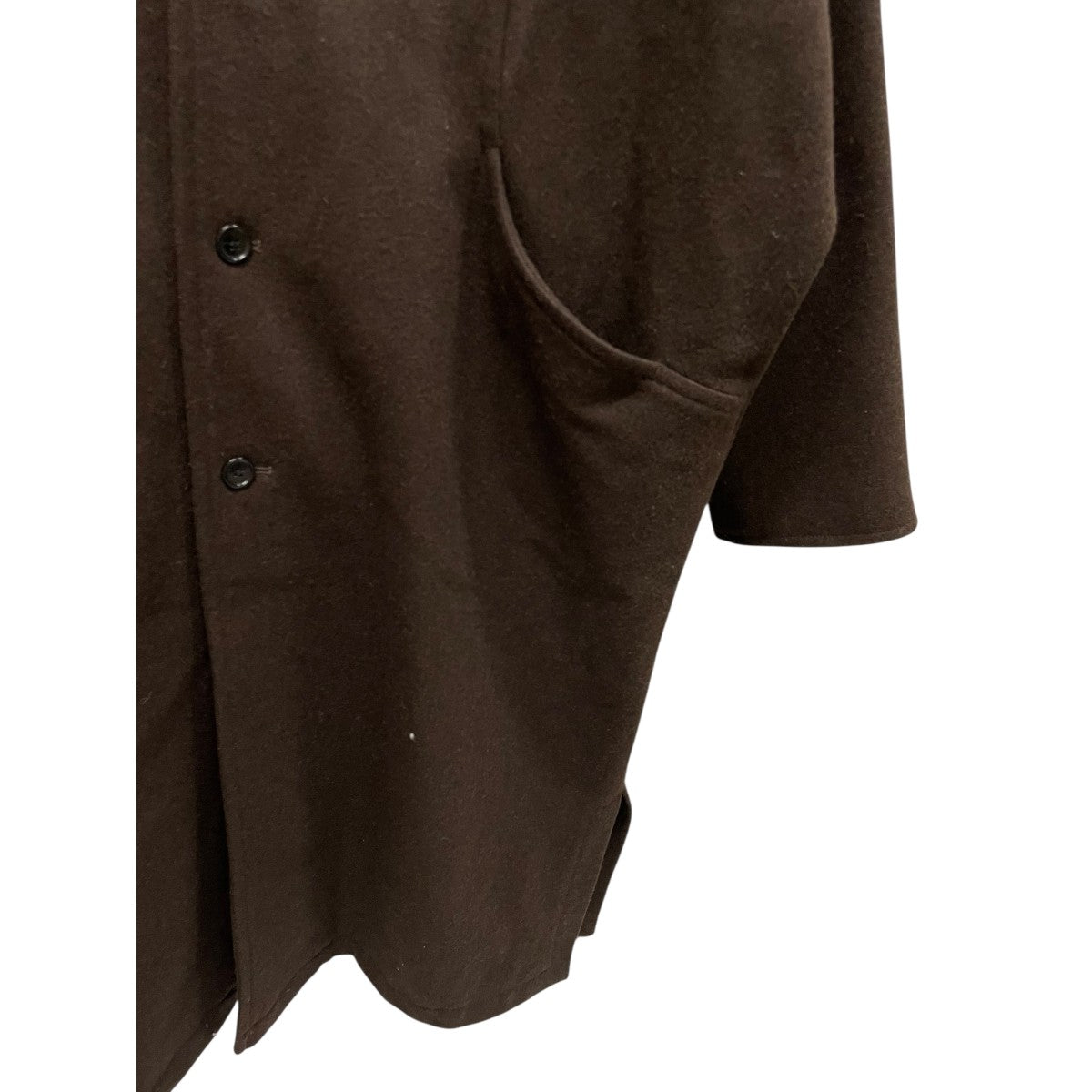 【BASISBROEK／バージスブルック）】GREAT／ステンカラーコート BASISBROEK(バージスブルック) GREATスタンドカラーコート ブラウン