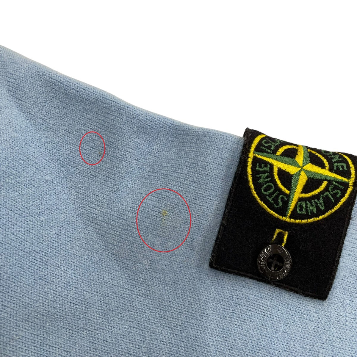 23AWCompass-Patch High-Neck Zipped Cardigan Jacketドライバーズニット7915503A1