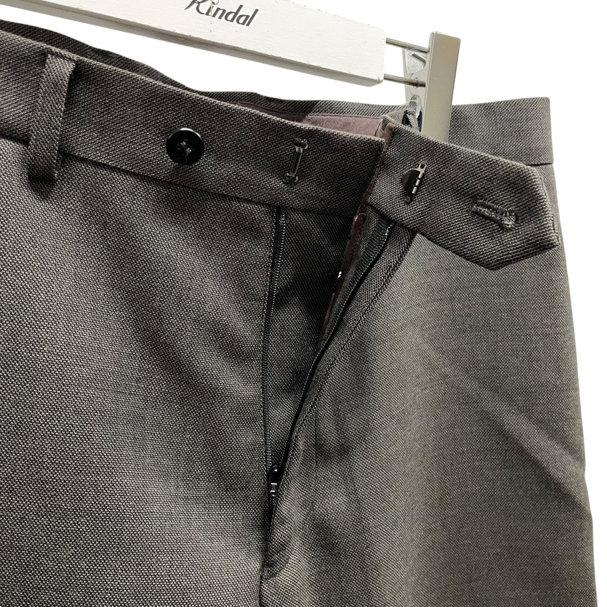 Cale WOOL SHARKSKIN VIST NO TUCK SLACKSパンツC243F07P01 古着・中古-5枚目のアイテム画像