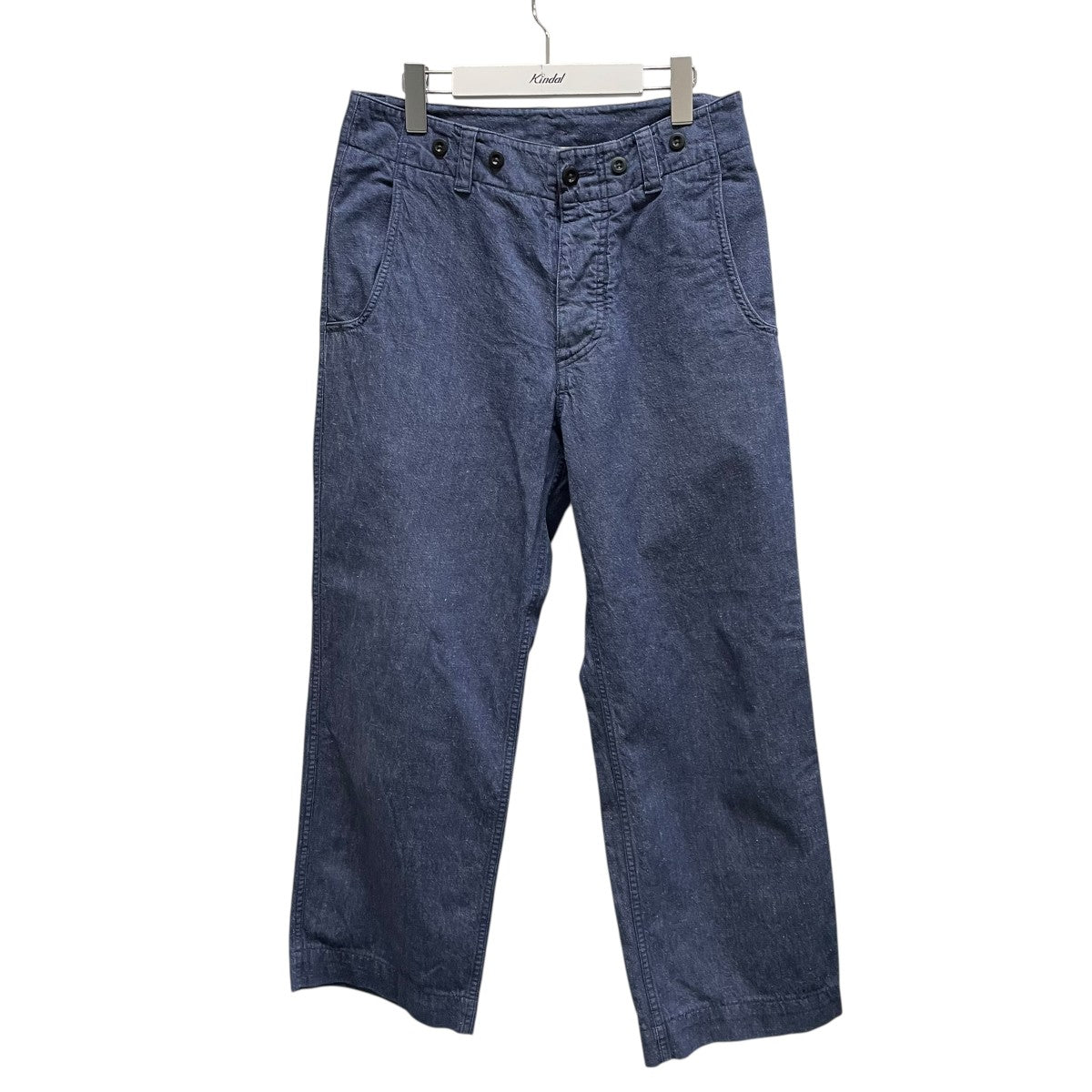 MHL 21SS COTTON HEMP DRILL パンツ 596-1140506 古着・中古-1枚目のアイテム画像