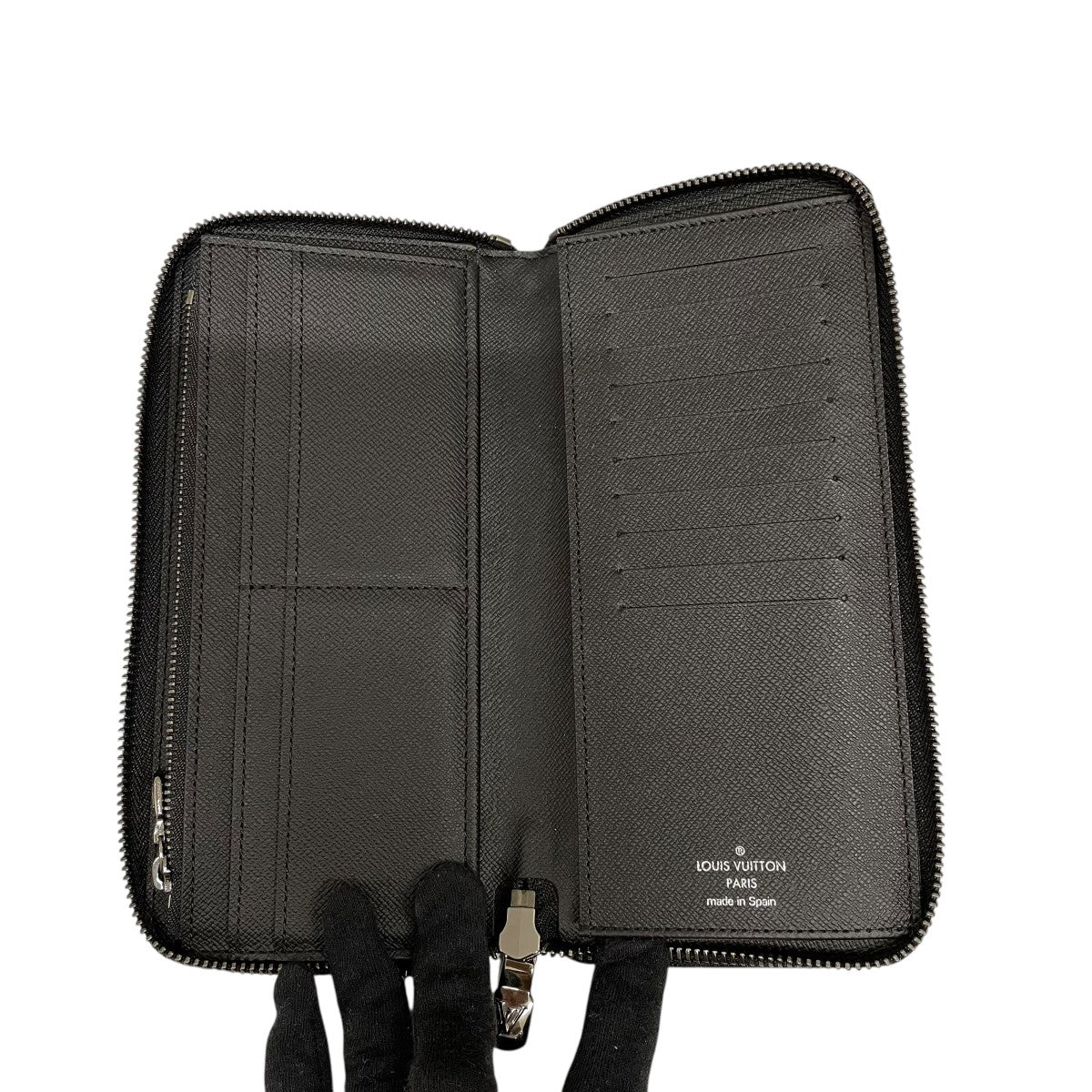 LOUIS VUITTON ジッピーウォレットヴェルティカルエクリプス長財布M62295 古着・中古-4枚目のアイテム画像