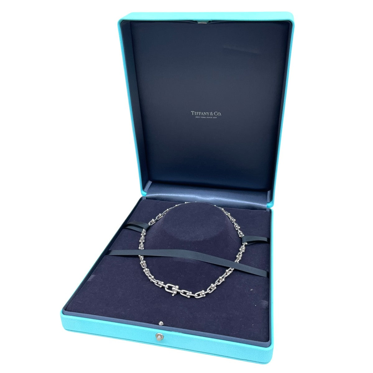 Tiffany ＆ Co． ハードウェアスモールリンクネックレス 古着・中古-1枚目のアイテム画像