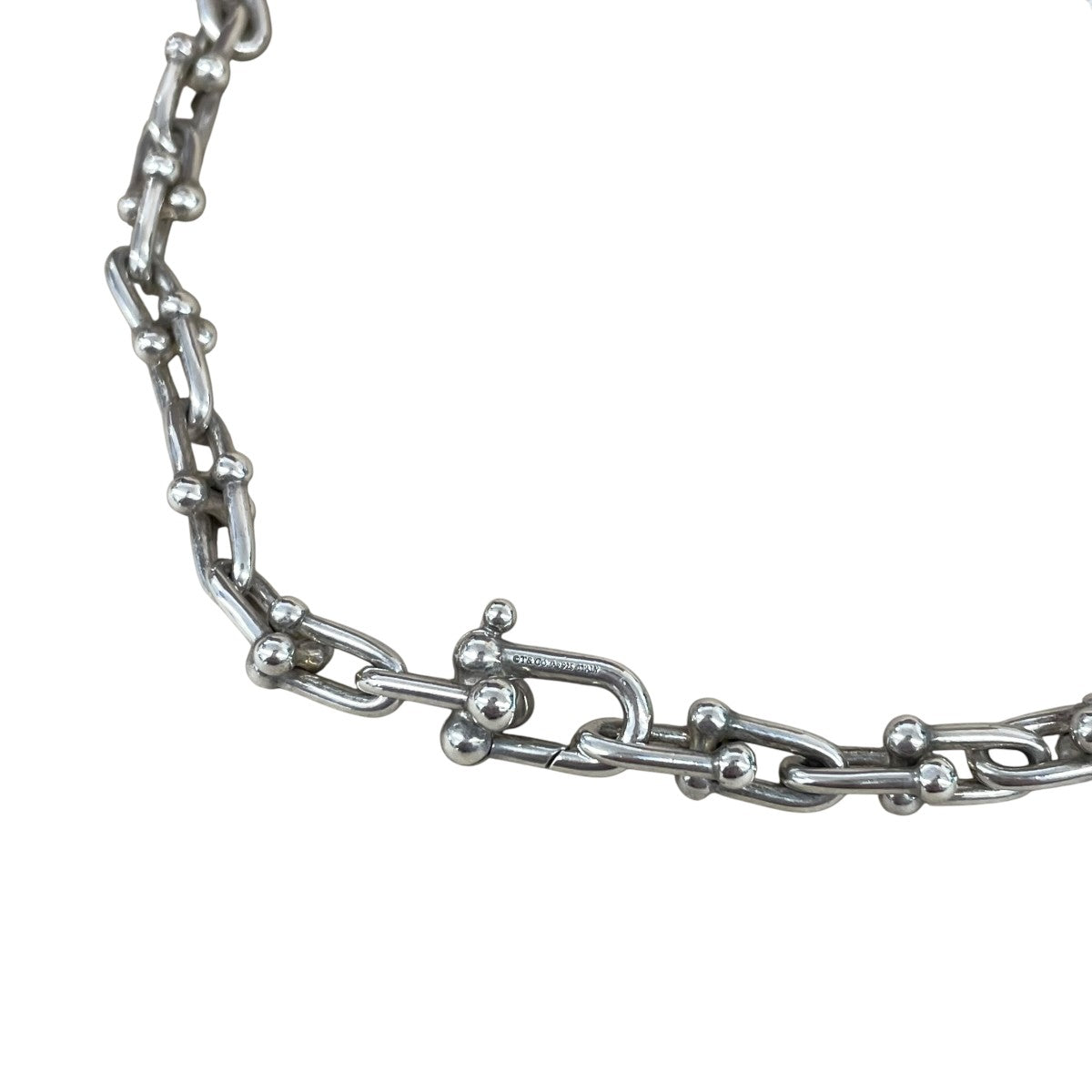 Tiffany ＆ Co． ハードウェアスモールリンクネックレス 古着・中古-4枚目のアイテム画像
