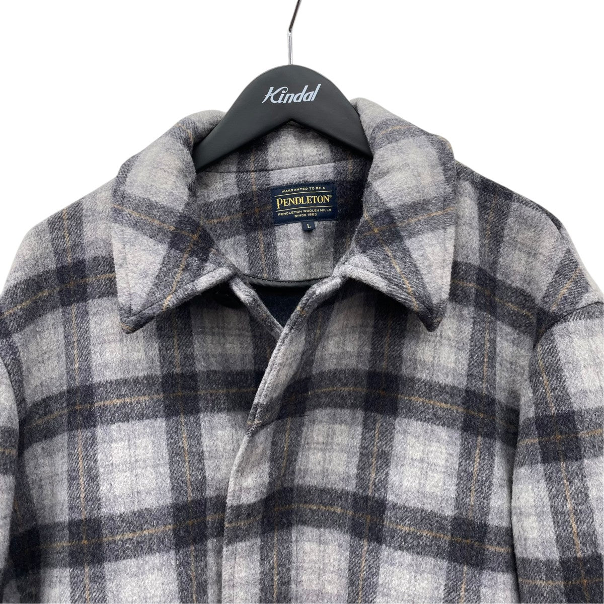 PENDLETON チェックロングコート9575-8210 古着・中古-3枚目のアイテム画像