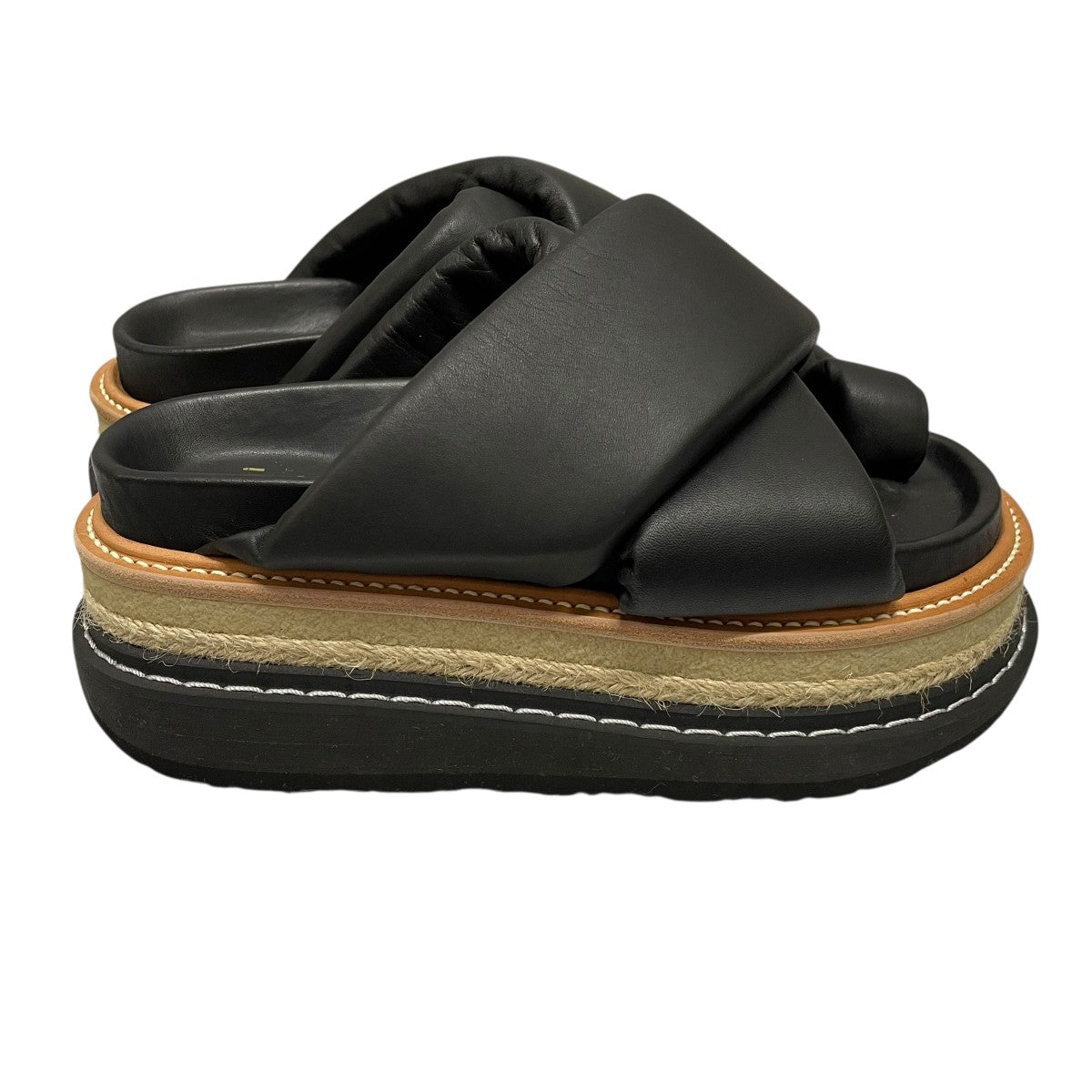 sacai(サカイ) Multiple Sole Sandalsサンダル ブラック サイズ 37