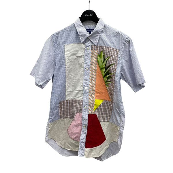 コムデギャルソン　JUNYA WATANABE MAN エンジ色　シャツ JUNYA WATANABE CDG(コムデギャルソンジュンヤワタナベマン) 半袖