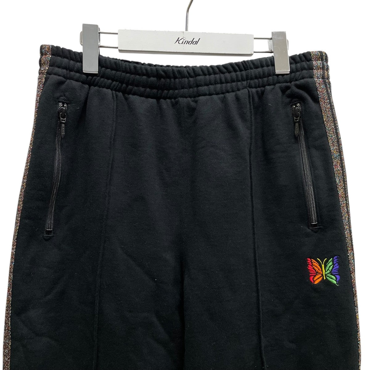 Needle トラックパンツM studious別注 Needles(ニードルズ) MR451 STUDIOUS別注トラックパンツ ブラック