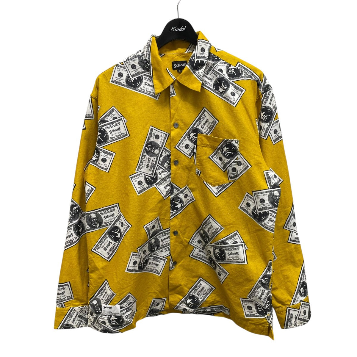 Schott LS FLANNEL SHIRT ドルシャツ782-3220004 古着・中古-1枚目のアイテム画像