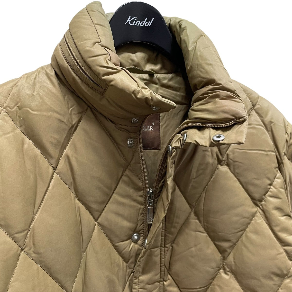 MONCLER 茶タグダウンジャケット 古着・中古-3枚目のアイテム画像