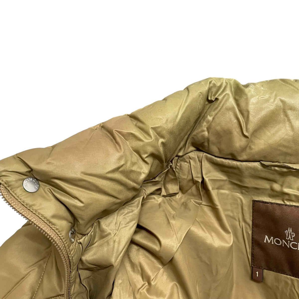 MONCLER 茶タグダウンジャケット 古着・中古-5枚目のアイテム画像