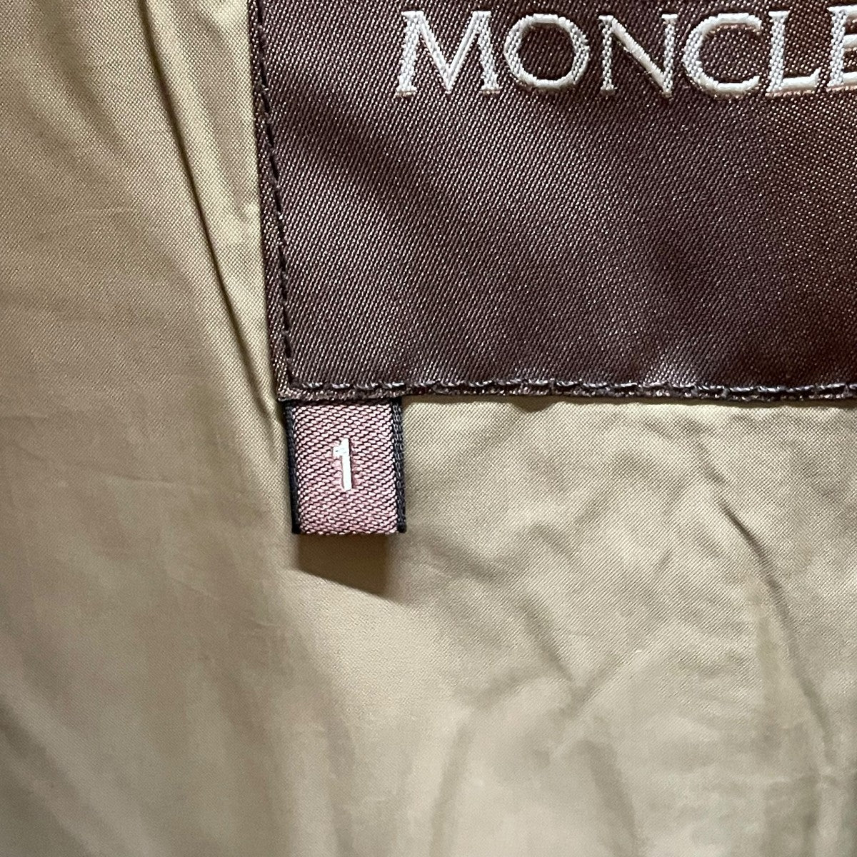 MONCLER 茶タグダウンジャケット 古着・中古-8枚目のアイテム画像