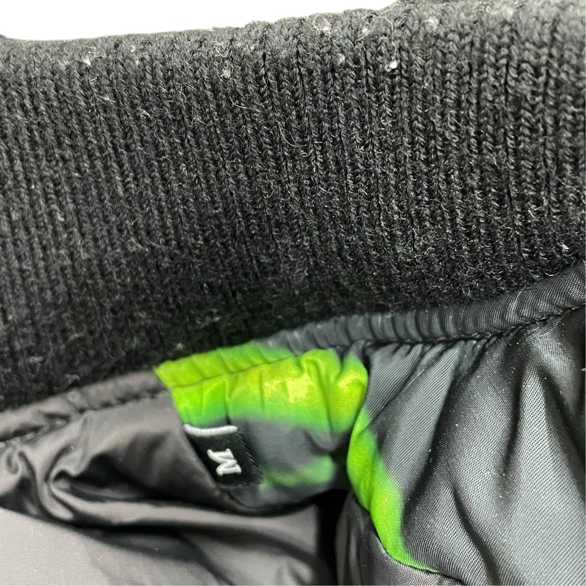DIESEL サイケデリックオーバープリントジップアップ中綿ジャケット 古着・中古-5枚目のアイテム画像