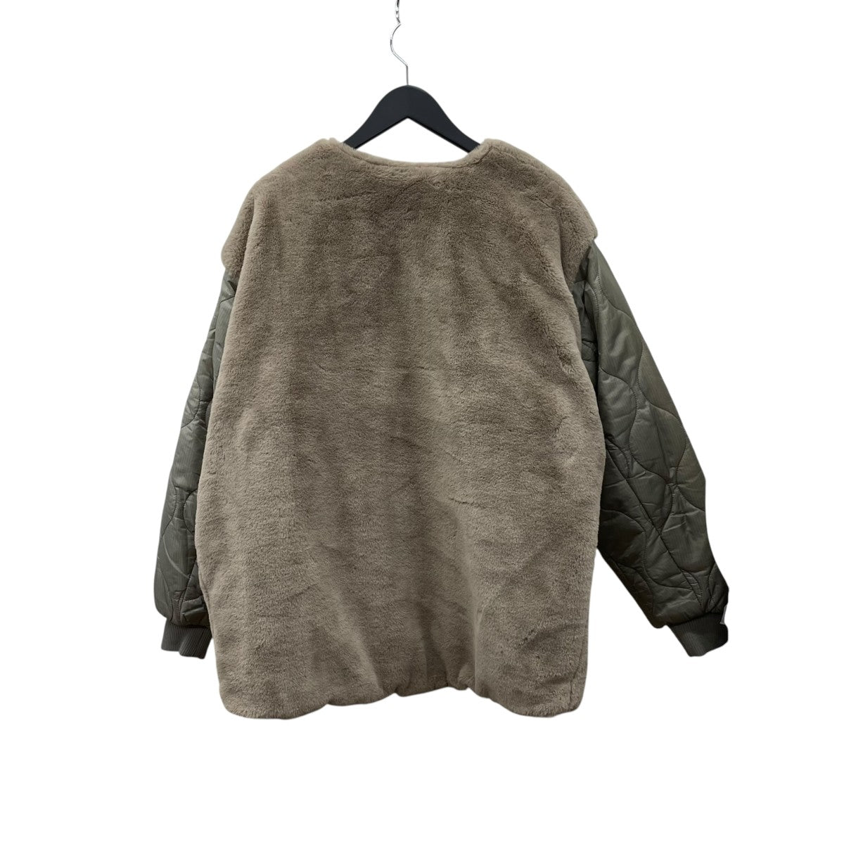 FREAK’S STORE ファー切替 キルティング リバーシブル 2way アウター 古着・中古-2枚目のアイテム画像