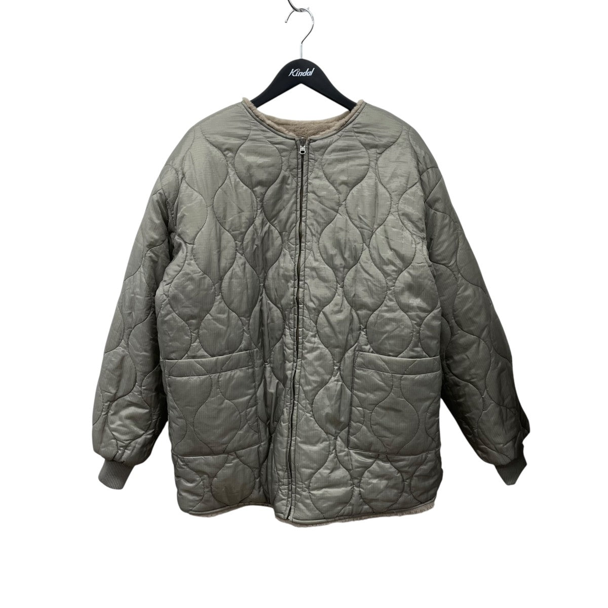 FREAK’S STORE ファー切替 キルティング リバーシブル 2way アウター 古着・中古-3枚目のアイテム画像