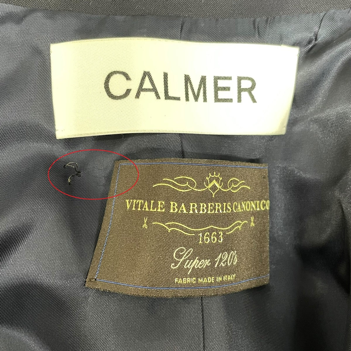 CALMER テーラードジレ25011256500010 古着・中古-5枚目のアイテム画像