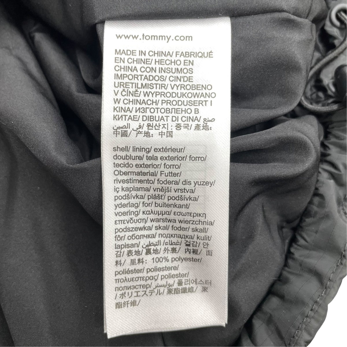 TOMMY HILFIGER アラスカパファーダウンジャケットDW14661 古着・中古-6枚目のアイテム画像