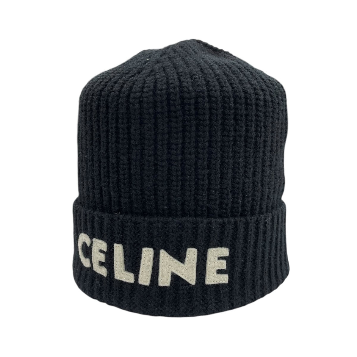 CELINE ロゴニット帽 2AE2I423P 古着・中古-1枚目のアイテム画像
