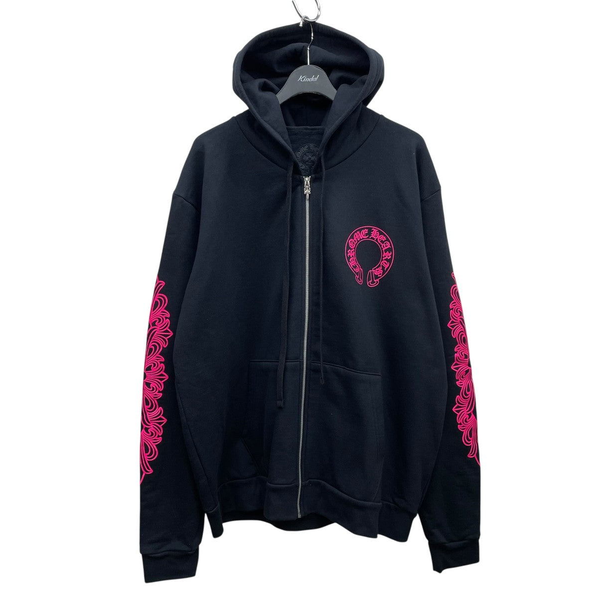FLORAL HORSESHOE ZIPUP ダガージップアップパーカー