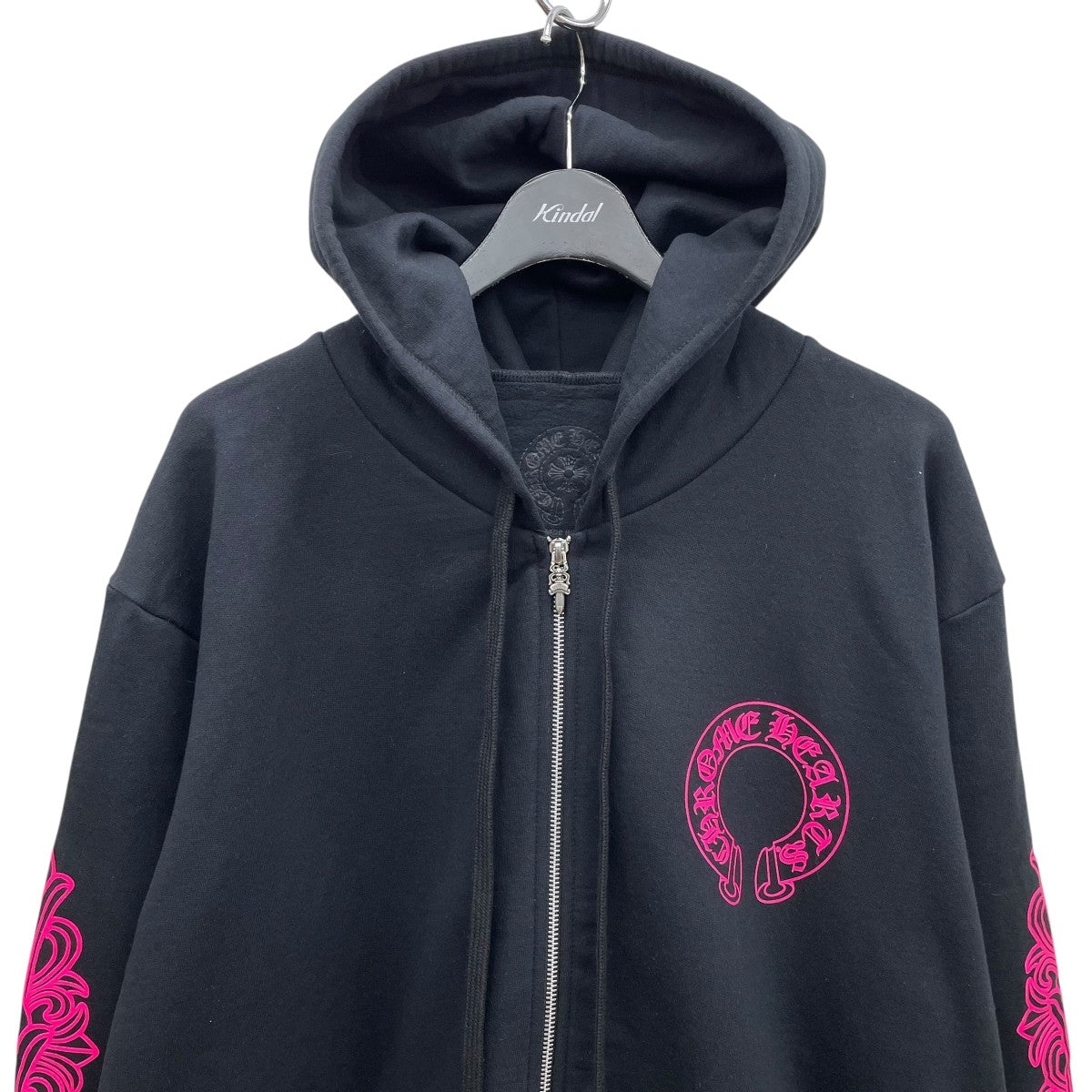 FLORAL HORSESHOE ZIPUP ダガージップアップパーカー