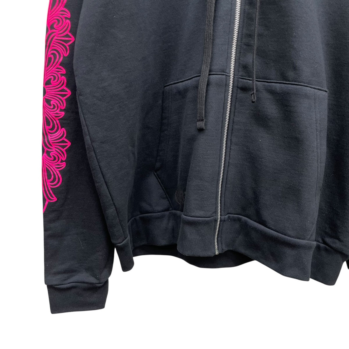 FLORAL HORSESHOE ZIPUP ダガージップアップパーカー