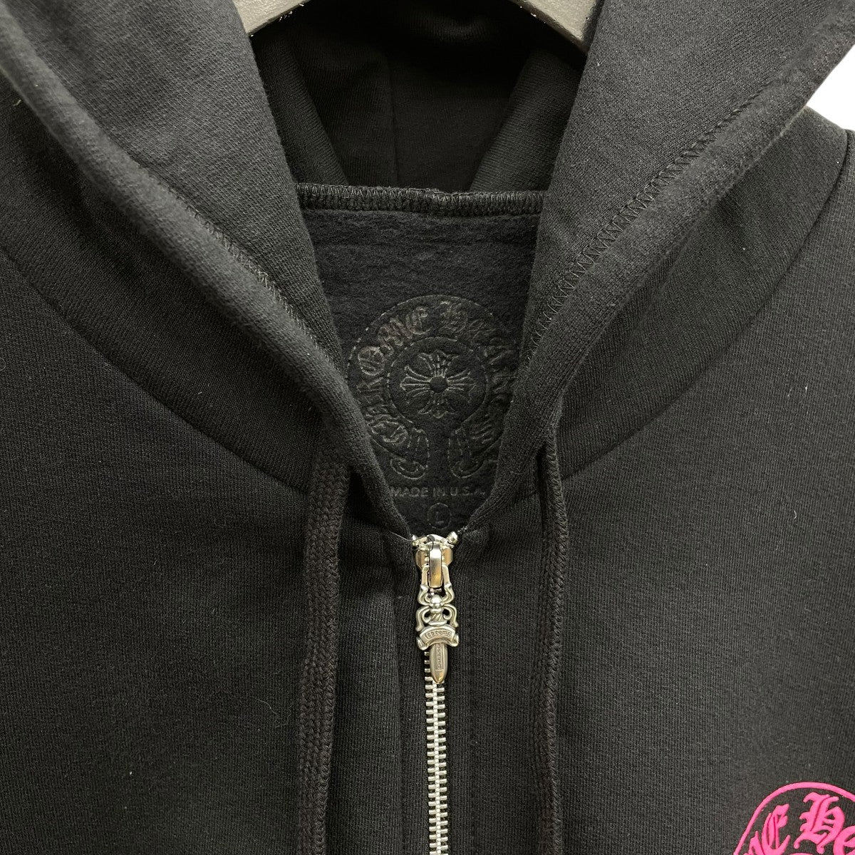 FLORAL HORSESHOE ZIPUP ダガージップアップパーカー