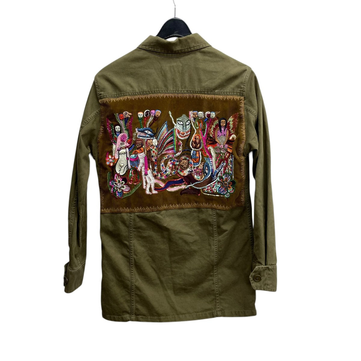 Saint Laurent Paris 15SS背面刺繍 ×arrington de dionysoシャツジャケット 古着・中古-2枚目のアイテム画像