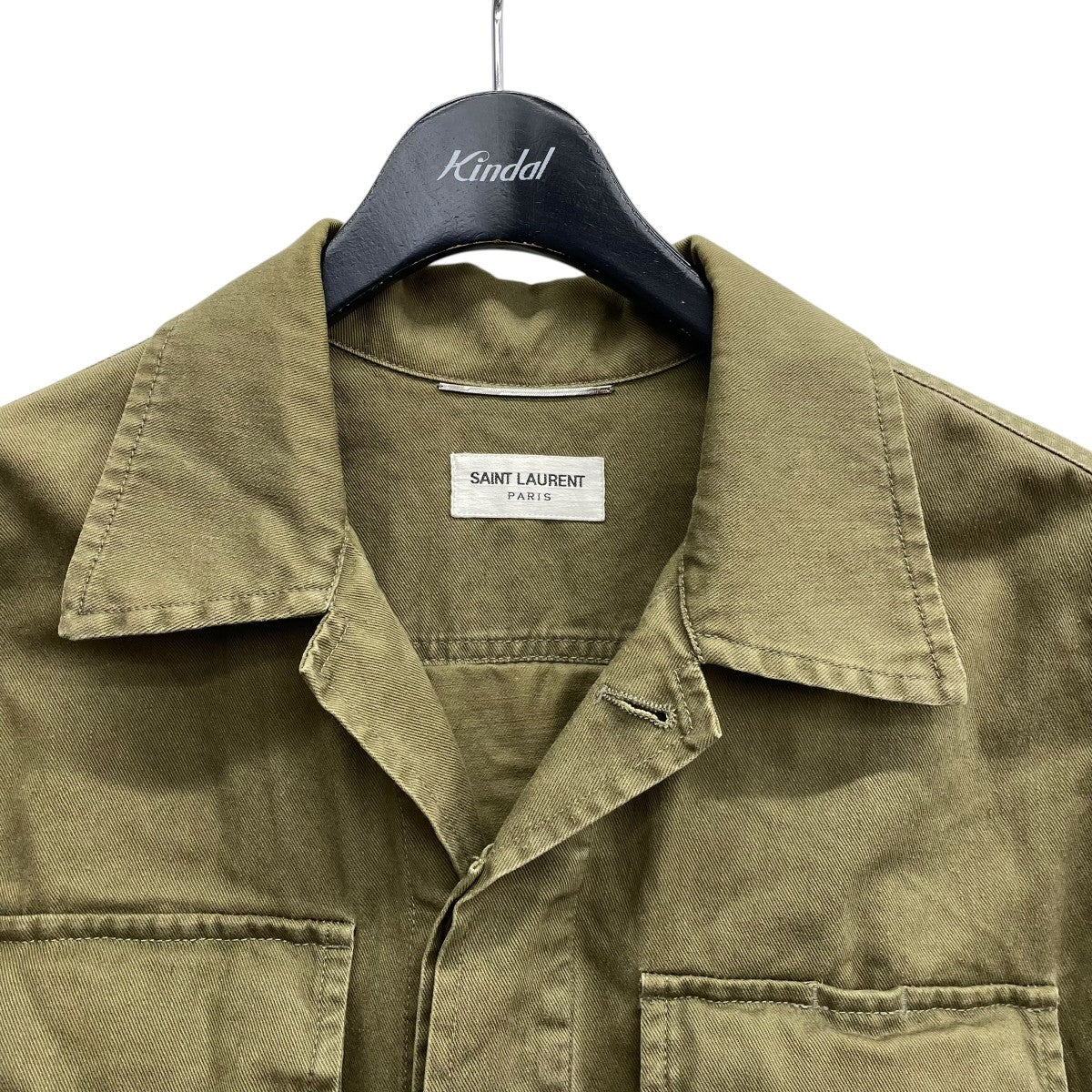 Saint Laurent Paris 15SS背面刺繍 ×arrington de dionysoシャツジャケット 古着・中古-3枚目のアイテム画像