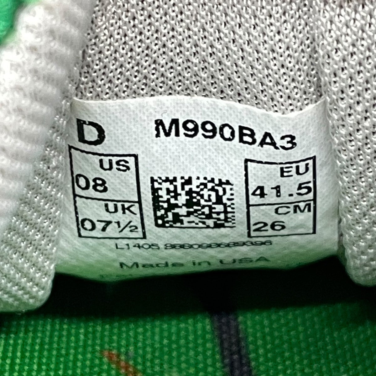 NEW BALANCE スニーカーM990BA3 古着・中古-7枚目のアイテム画像