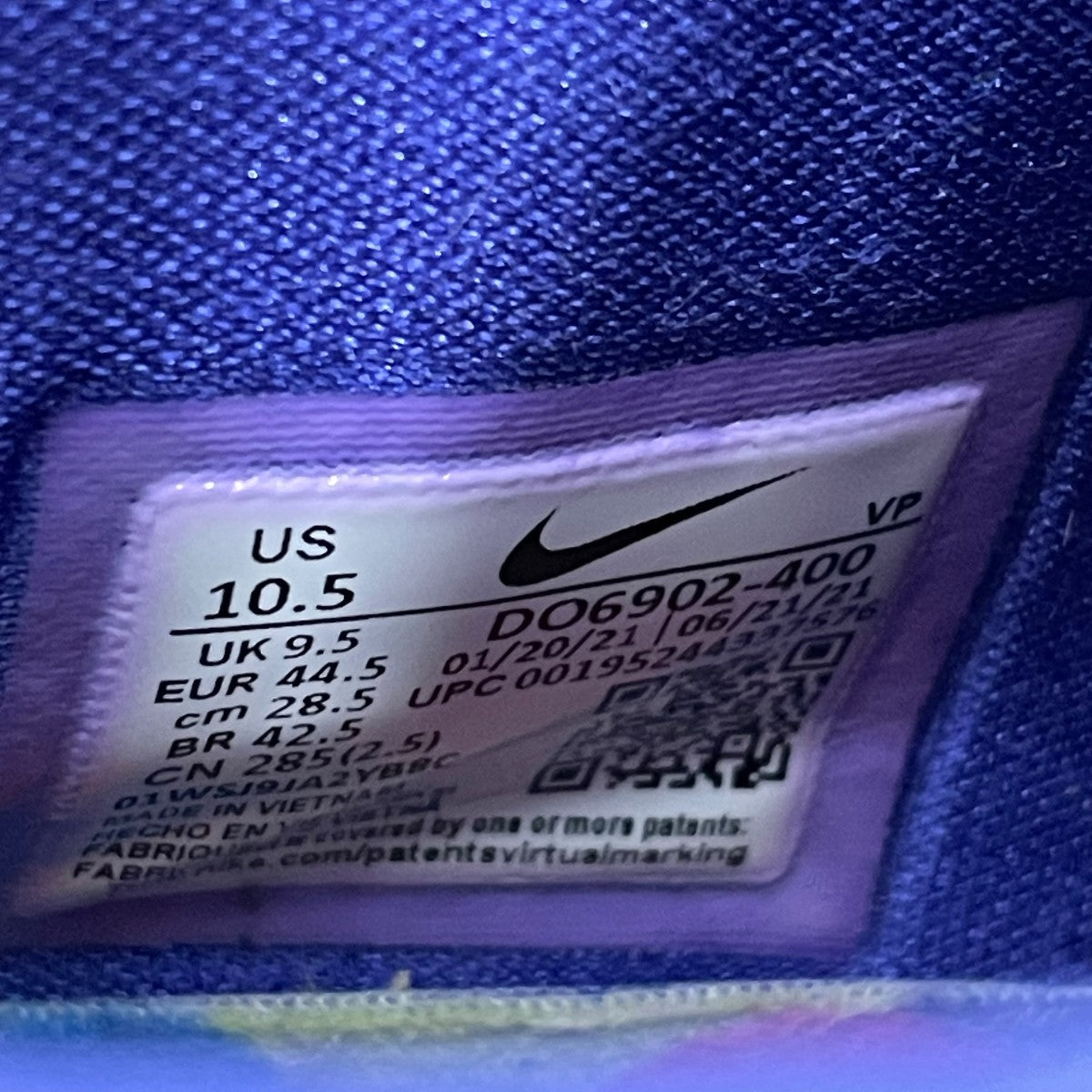 NIKE KD 14 RON ENGLISH 1スニーカーDO6902-400 古着・中古-7枚目のアイテム画像