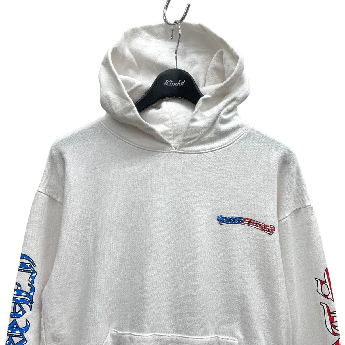 CHROME HEARTS 星条旗パーカー PPO US SCRL HD PLVR 古着・中古-3枚目のアイテム画像