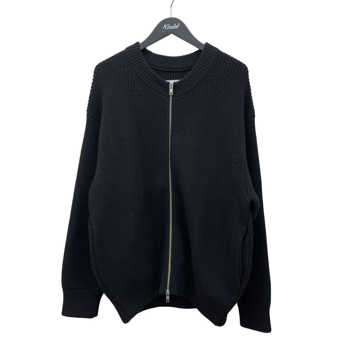 Oversized Drivers Knit Zip JacketニットST843