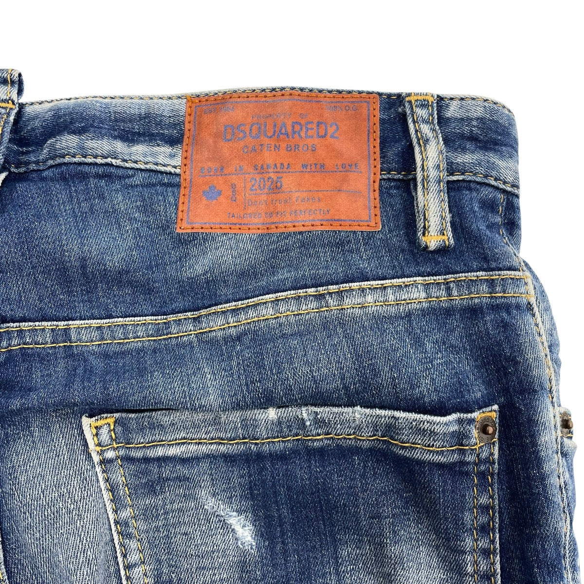 DSQUARED2 25AWデニムパンツS71LB1711 古着・中古-4枚目のアイテム画像