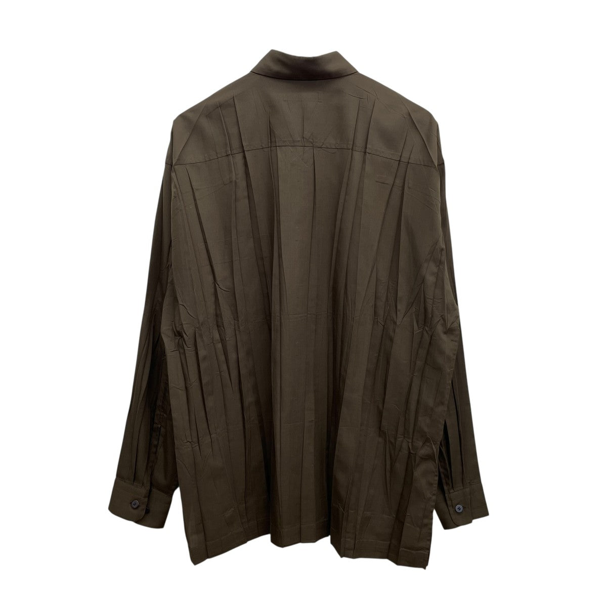 イッセイミヤケ　サイズ3 ISSEY MIYAKE(イッセイミヤケ) シャツME03FJ017 ME03FJ017 カーキ