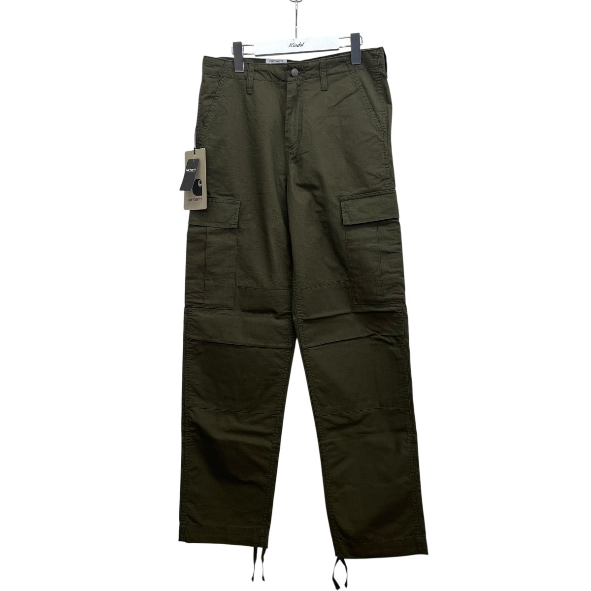 CarHartt blackrinsed REGULAR CARGO PANTカーゴパンツ1032467-23F 古着・中古-1枚目のアイテム画像