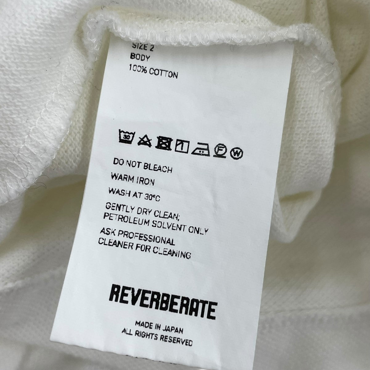 REVERBERATE ハーフジップポロシャツ 古着・中古-5枚目のアイテム画像
