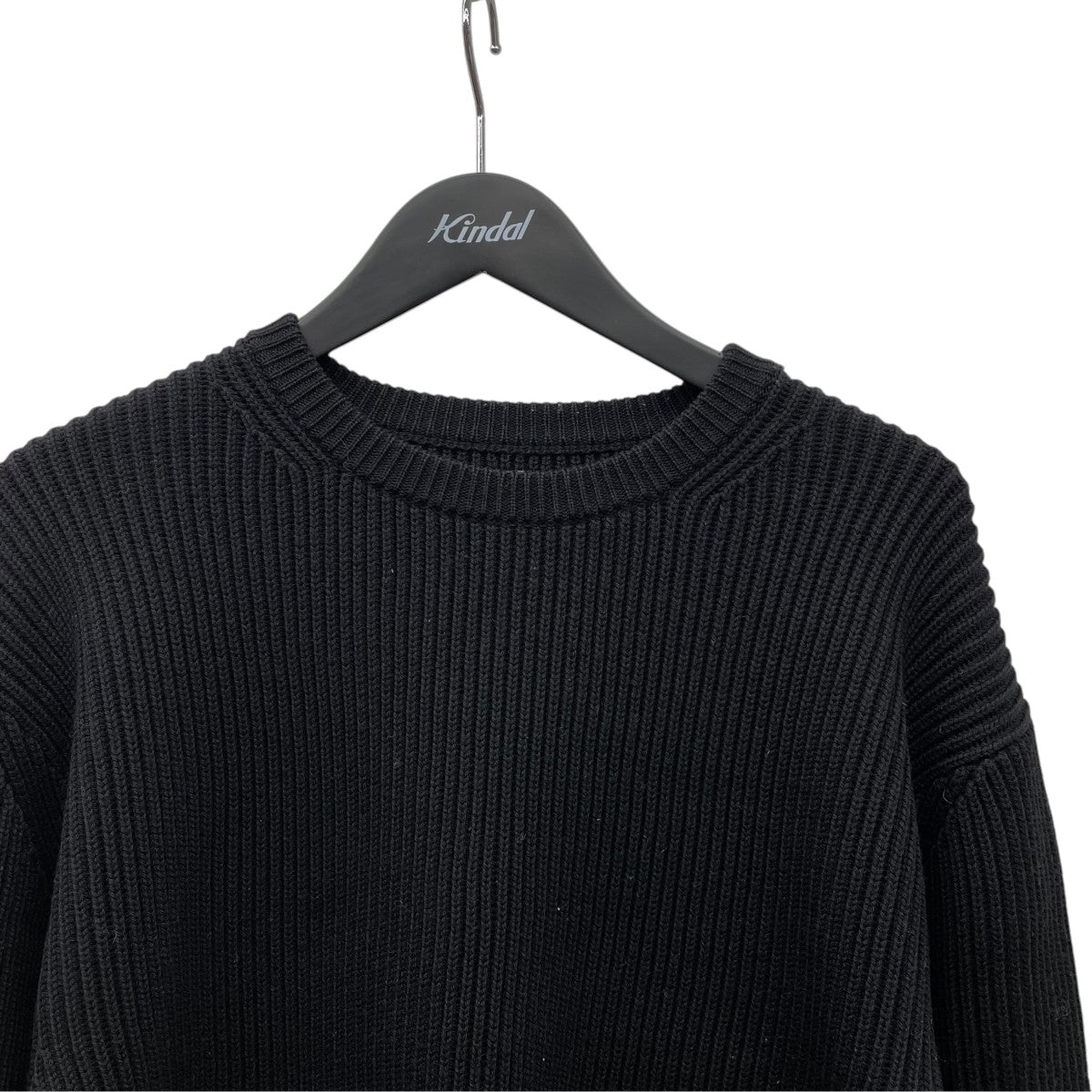 SOLID WOOL RIB CREW NECKニットBN-22FN-036