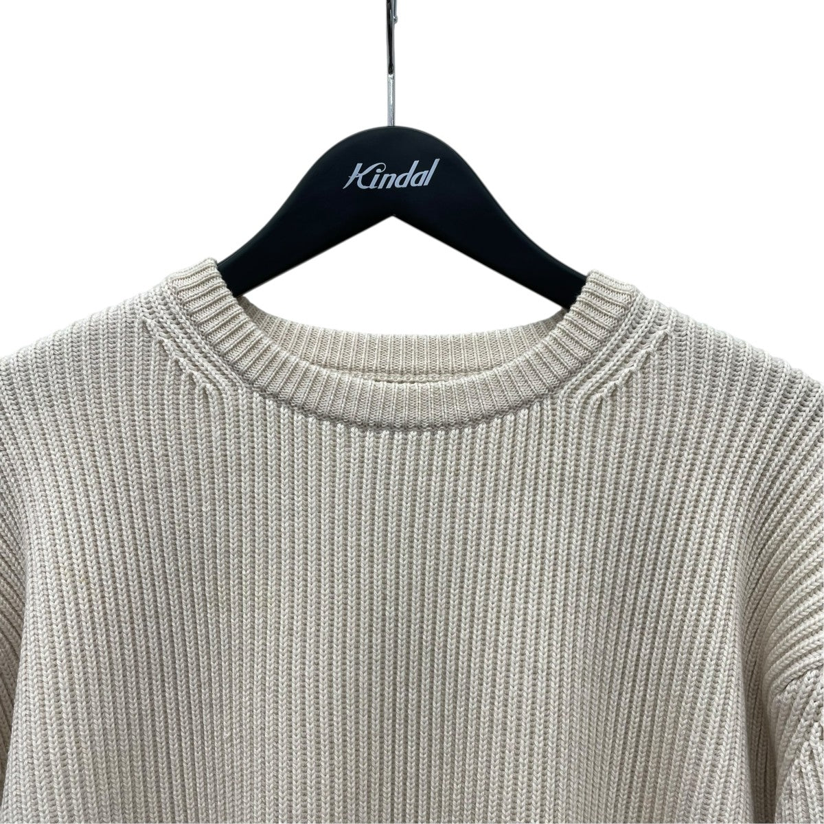 BATONER SOLID WOOL RIB CREW NECKニットBN-22FM-036 古着・中古-3枚目のアイテム画像
