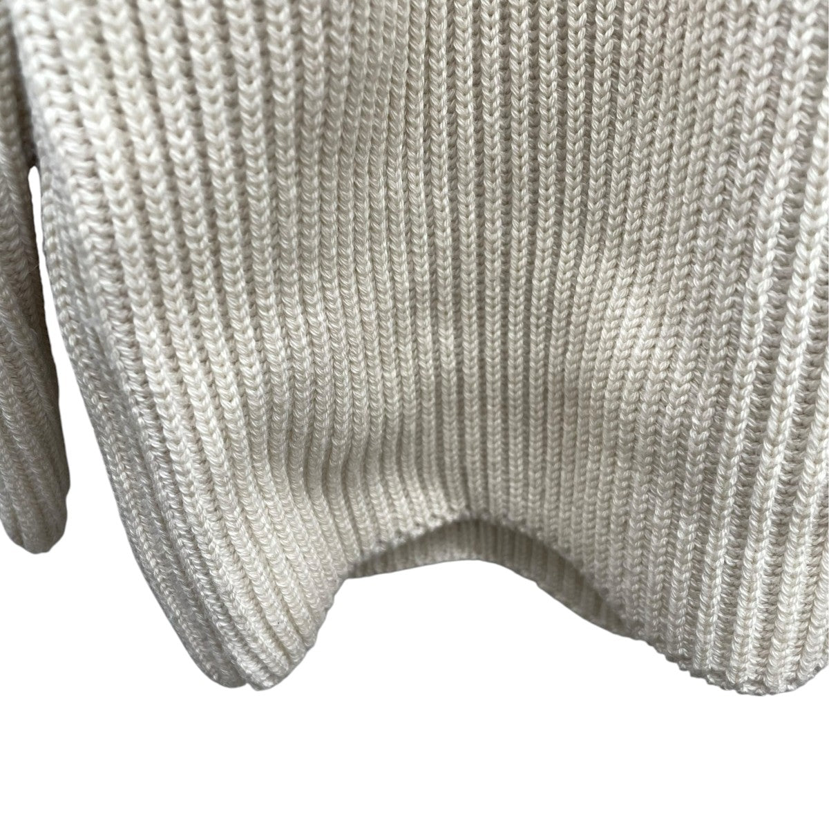 BATONER SOLID WOOL RIB CREW NECKニットBN-22FM-036 古着・中古-5枚目のアイテム画像