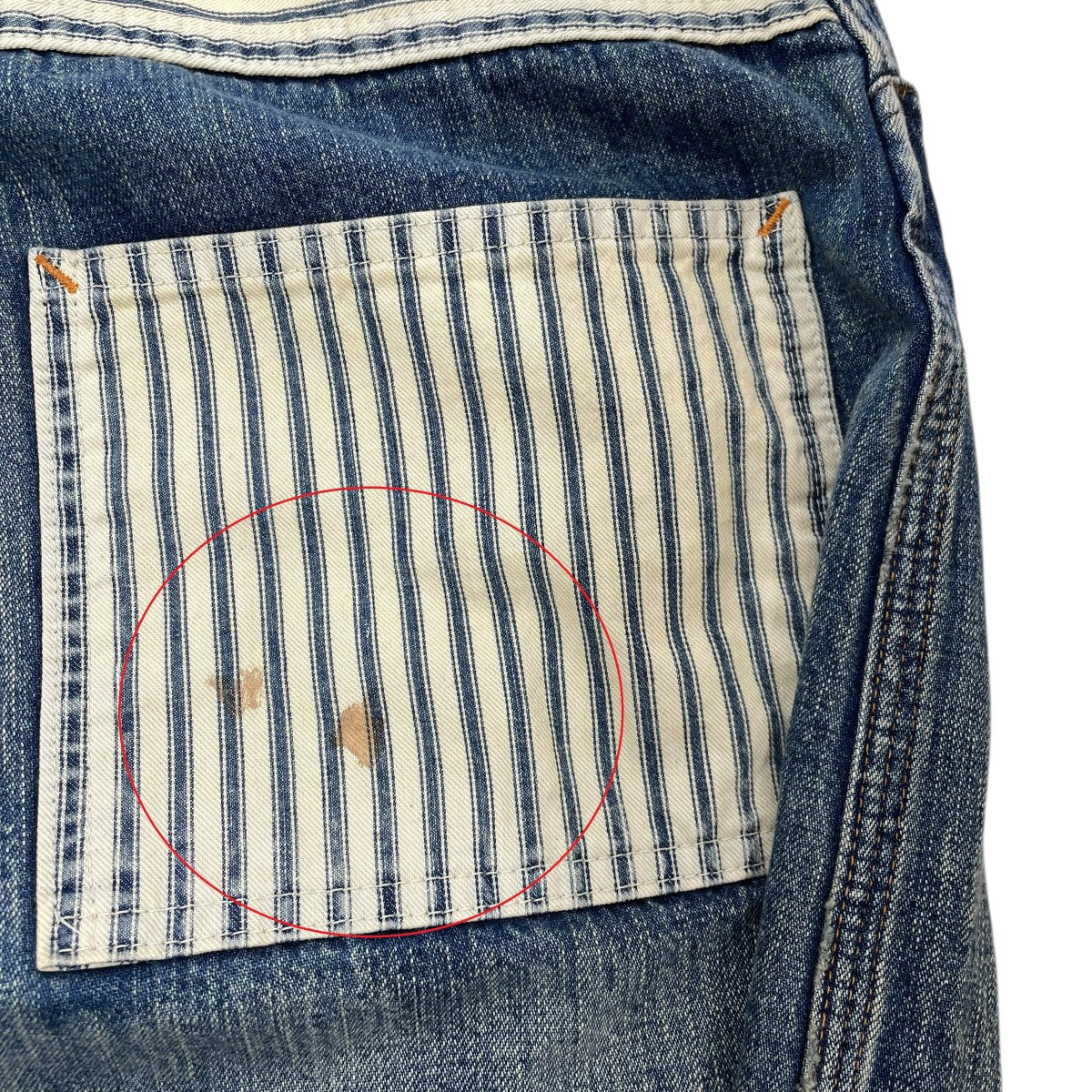 BOWWOW LAPD PRISONER DENIMPT AGINGデニムパンツ 古着・中古-4枚目のアイテム画像