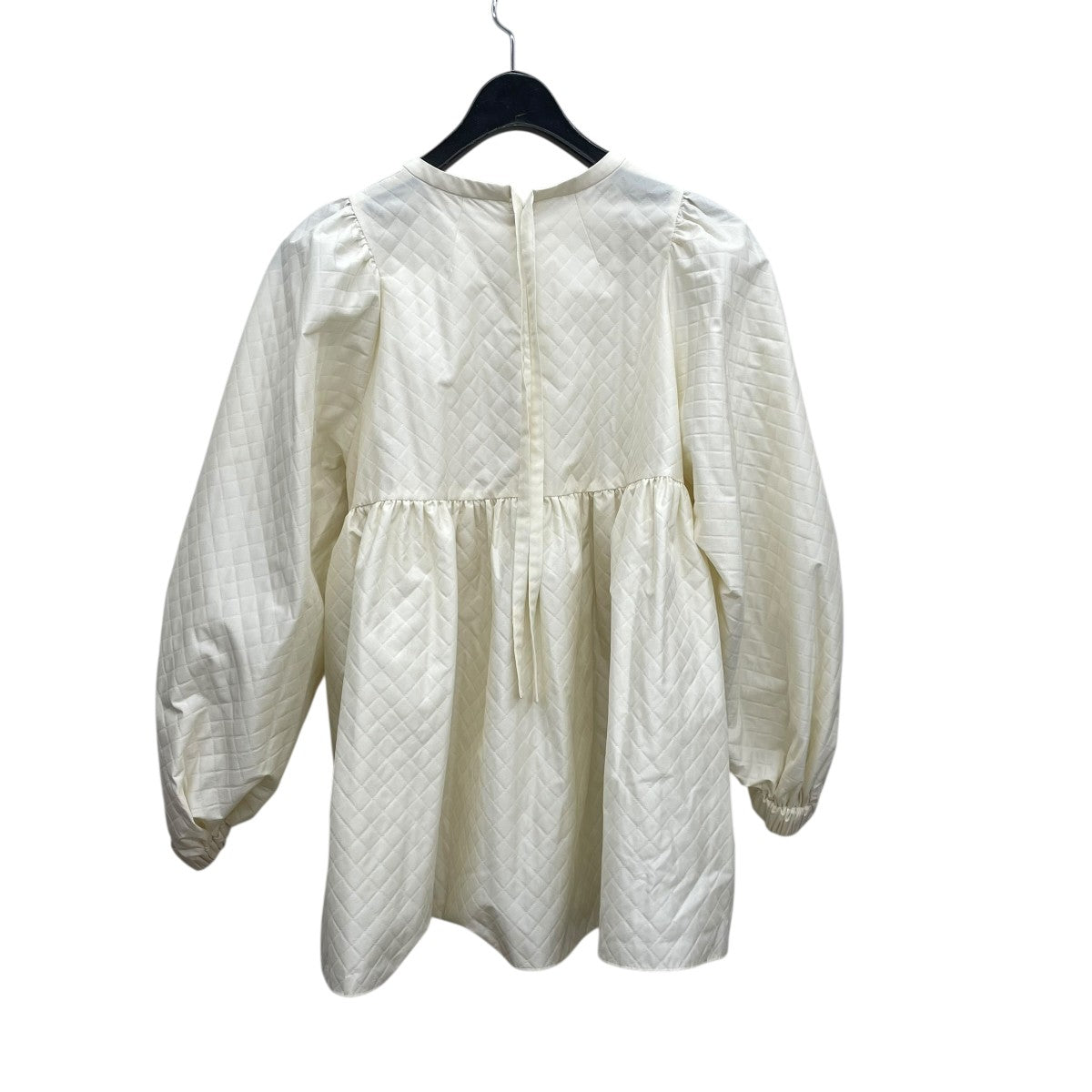 キルト柄パフスリーブブラウスYR2221-159AW