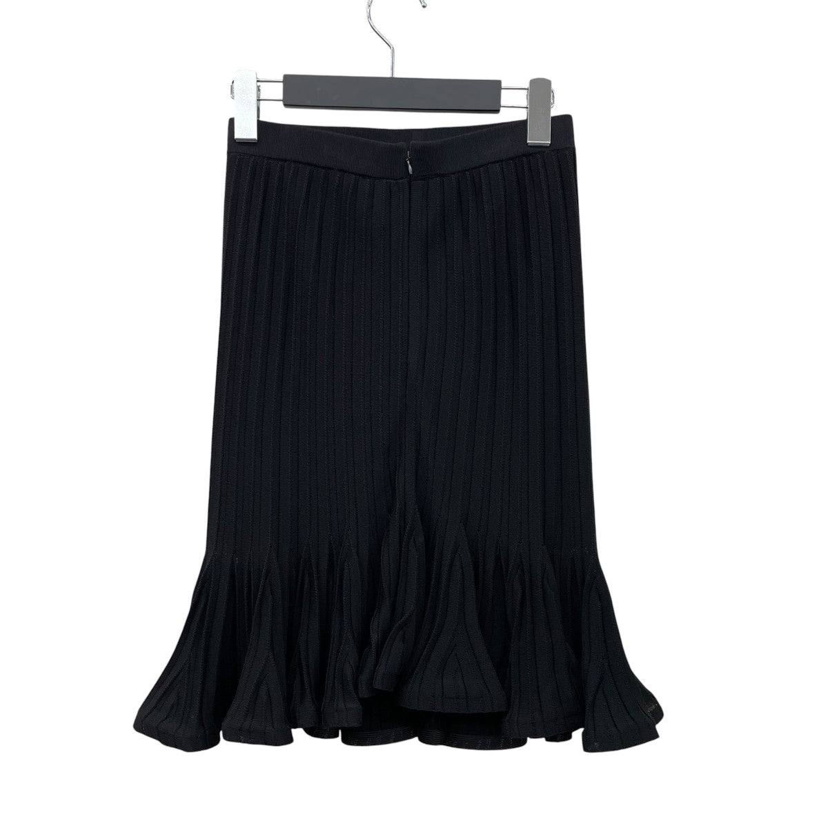 Ruffled Ribbed Mini SkirtニットスカートBW40KN4ZCH