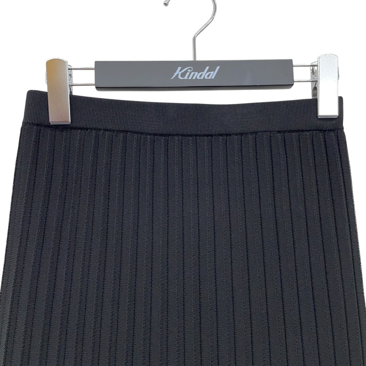 Ruffled Ribbed Mini SkirtニットスカートBW40KN4ZCH