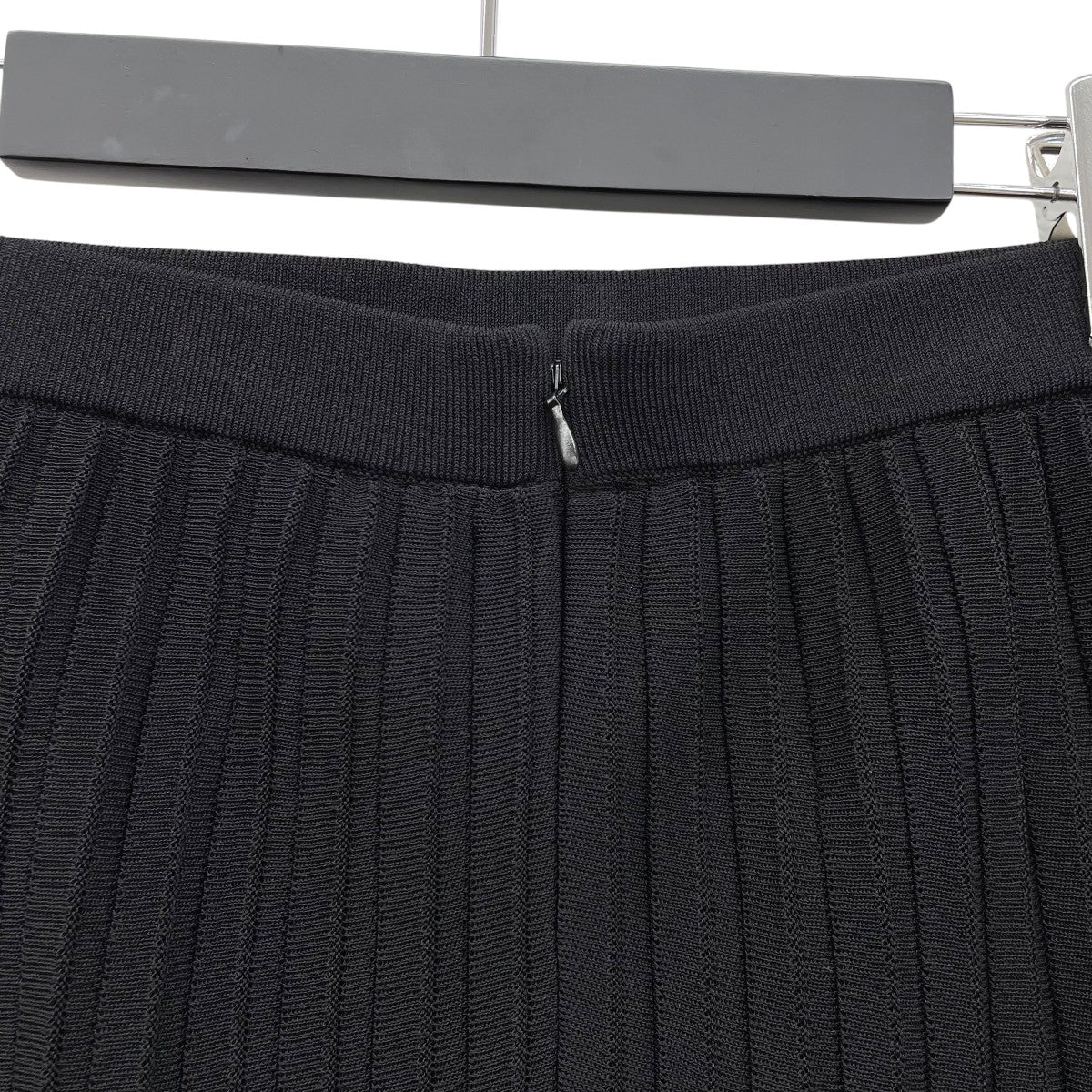 Ruffled Ribbed Mini SkirtニットスカートBW40KN4ZCH
