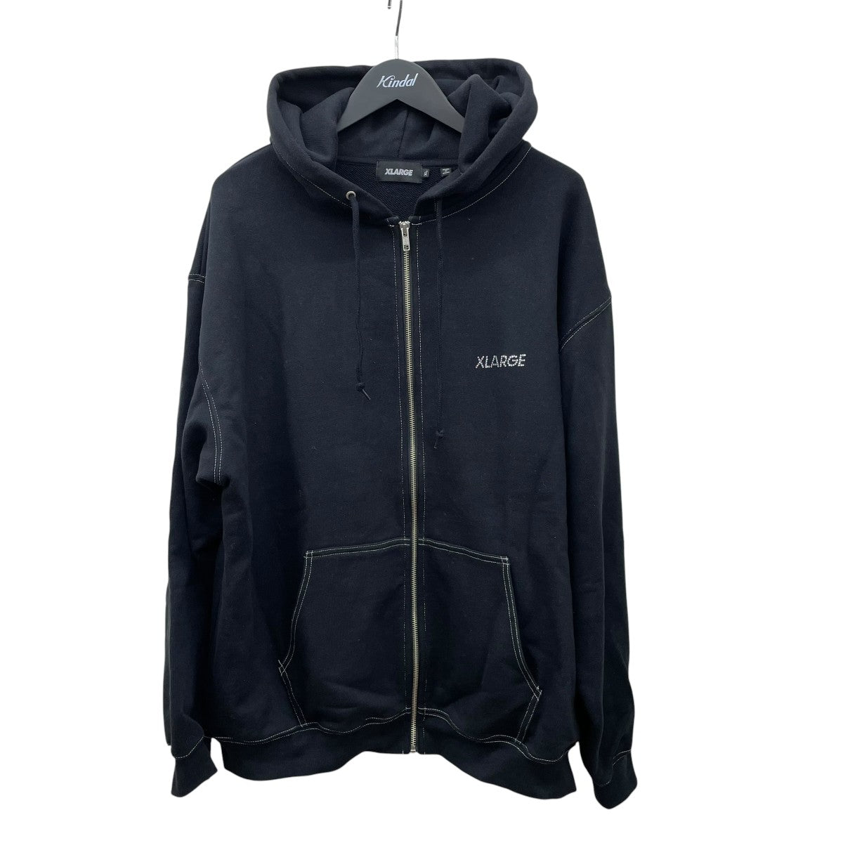 RHINESTONE OG ZIP HOODED SWEATSHIRTジップパーカー101243012017