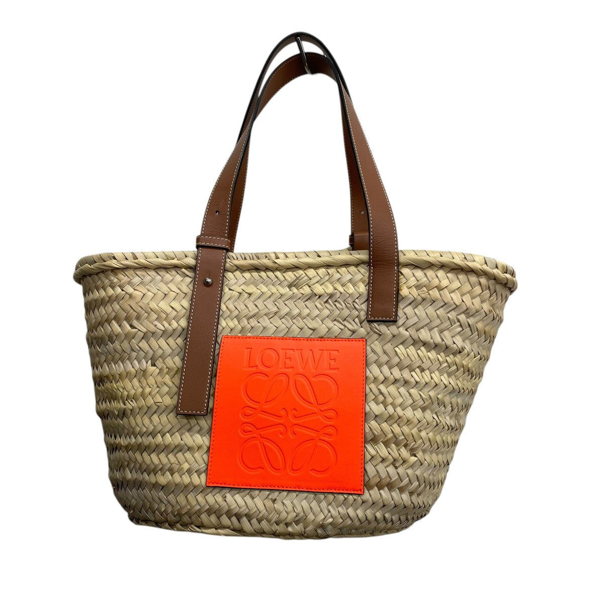 LOEWE アナグラムバスケットミディアムカゴバッグ 古着・中古-1枚目のアイテム画像